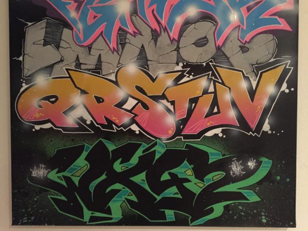 Graffiti Alphabet Canvas 2 - Stacked Styles - Image 2
