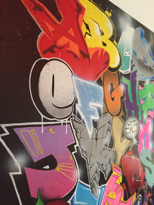 Graffiti Alphabet Canvas - Mixed Styles - Image 2