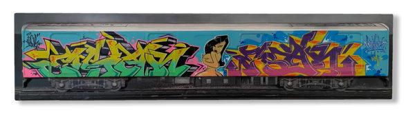 3D Train Poster - Naked Girl - Image 2