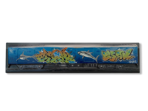 3D Train Poster - Sharks