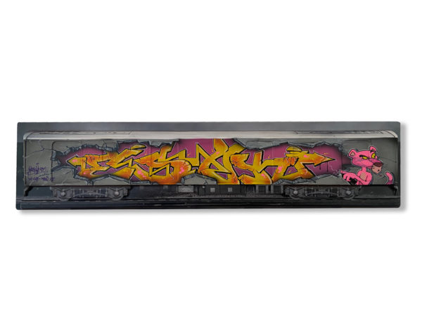 3D Train Poster - Pink Panther