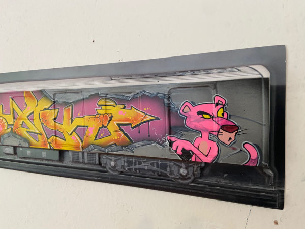 3D Train Poster - Pink Panther - Image 3